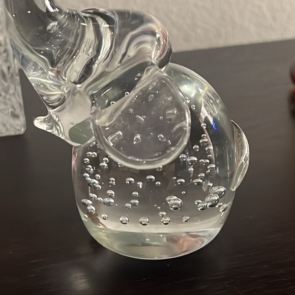 Murano Handblown Glass Art Elephant - Picture 3 of 7